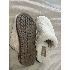 KOOLABURRA UGG IVORY PLUSH FURRY POMI SUMMER WINtER COMFY SLIPPER SHOES 6